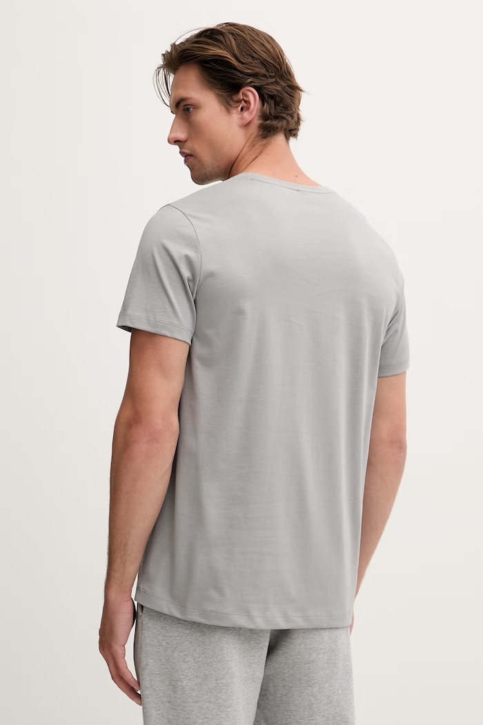 Îmbrăcăminte BOSS tricou pentru bărbați, din bumbac TShirtRN 50565324 gri
