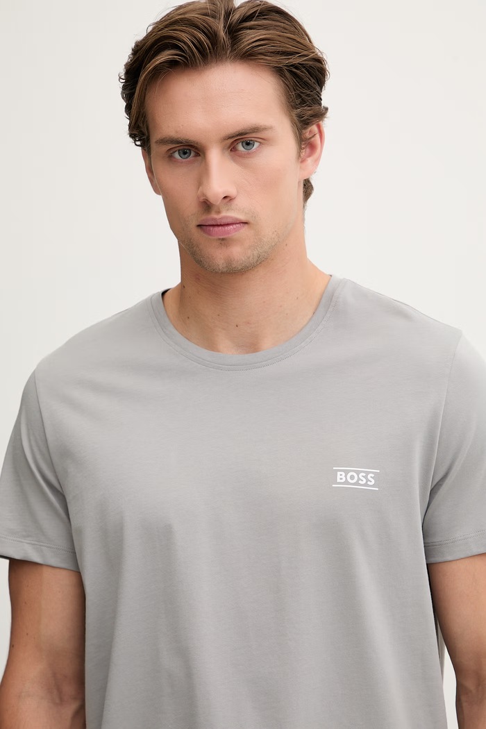 BOSS tricou pentru bărbați, din bumbac TShirtRN gri 50565324