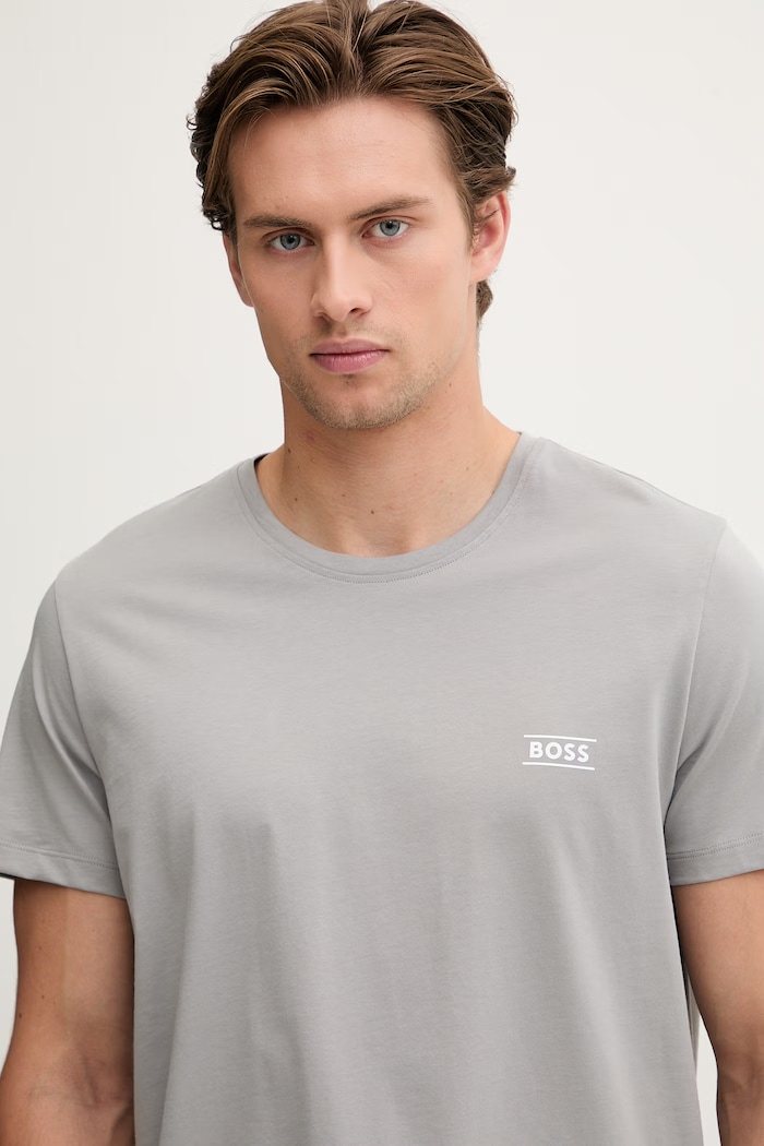 BOSS tricou pentru bărbați, din bumbac TShirtRN gri 50565324