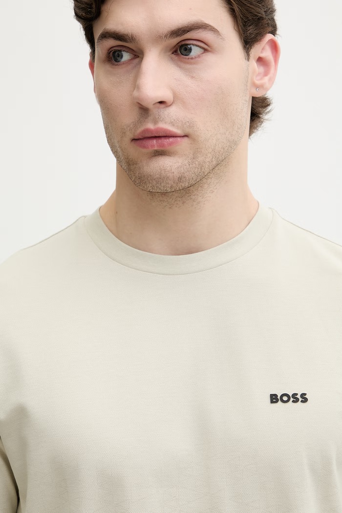 BOSS Green tričko pánske bavlnené TS_GOC Swing AO zelená 50566856