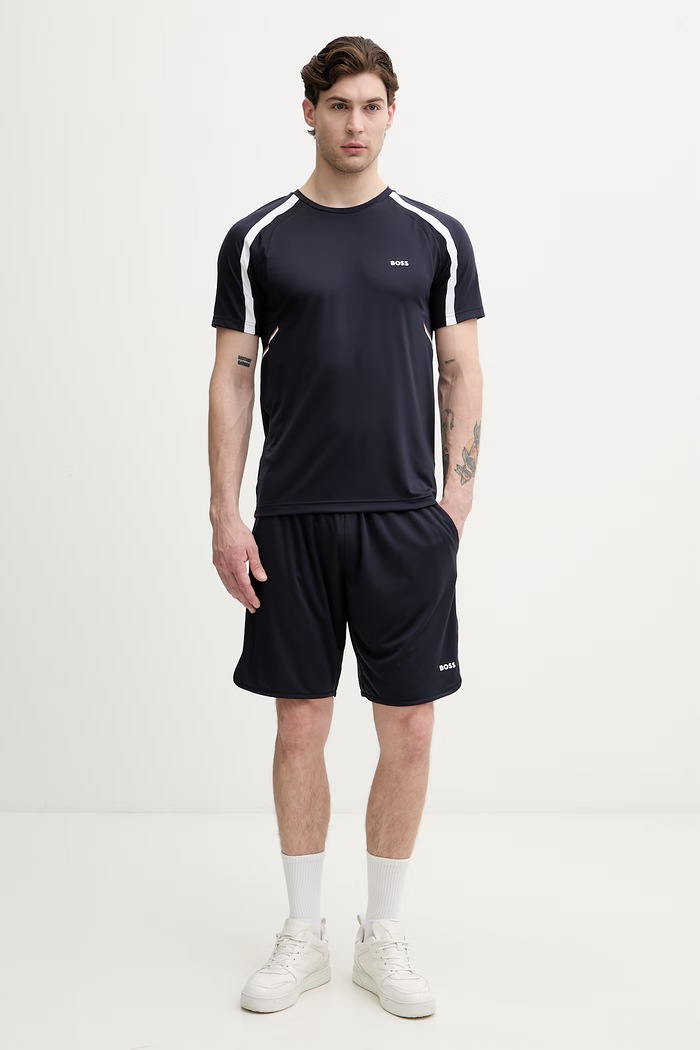 BOSS Green tričko pánske TS_TOC Game 2 50564786 tmavomodrá AW26