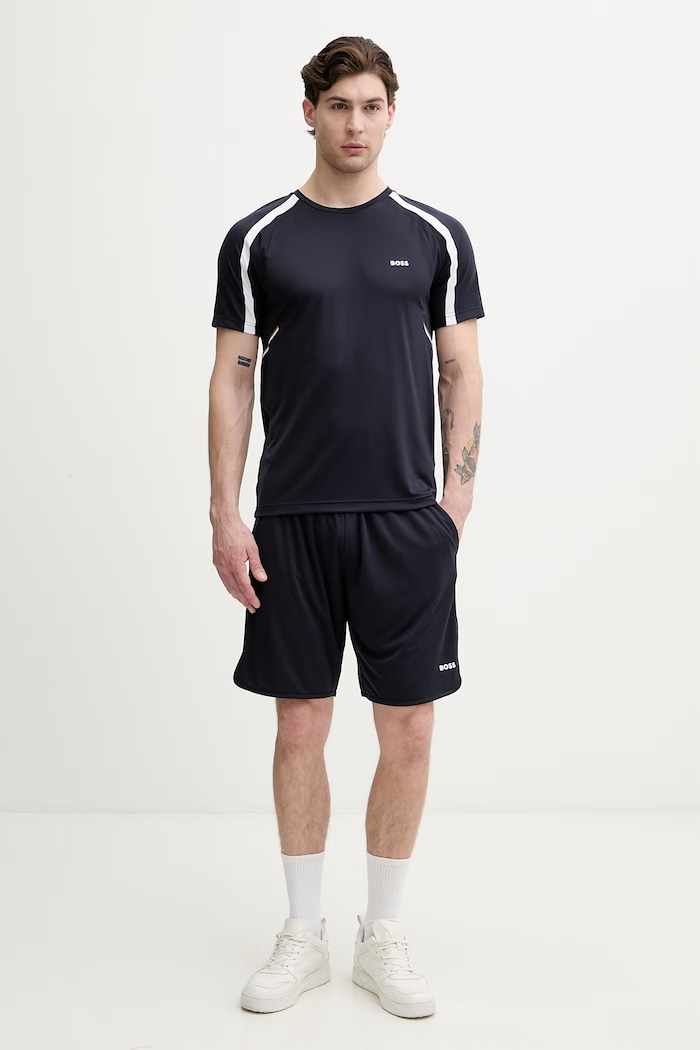 BOSS Green tričko pánske TS_TOC Game 2 50564786 tmavomodrá AW26