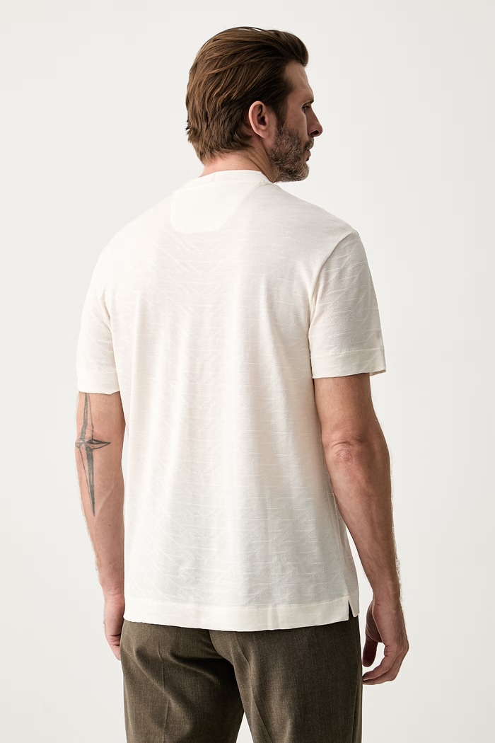 Odzież BOSS T-shirt męski bawełniany BOSS x Aston Martin 50565175 beżowy