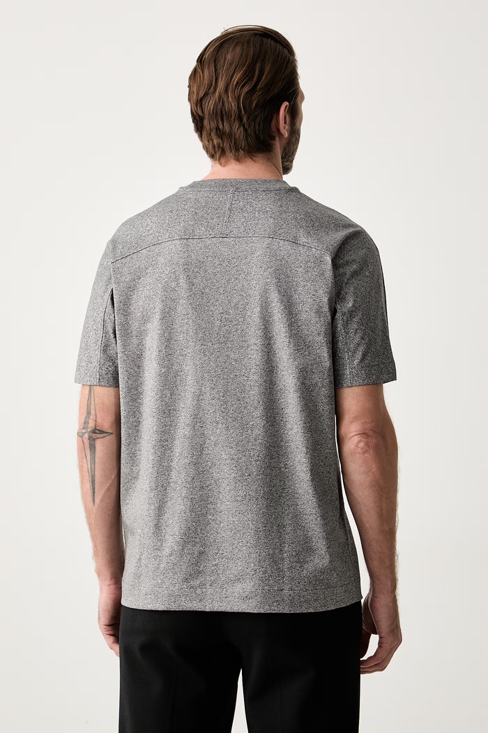 Odzież BOSS T-shirt męski bawełniany BOSS x Aston Martin 50565042 szary