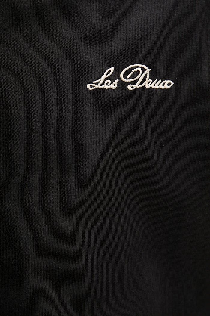 Les Deux T-shirt męski bawełniany 1001976 czarny