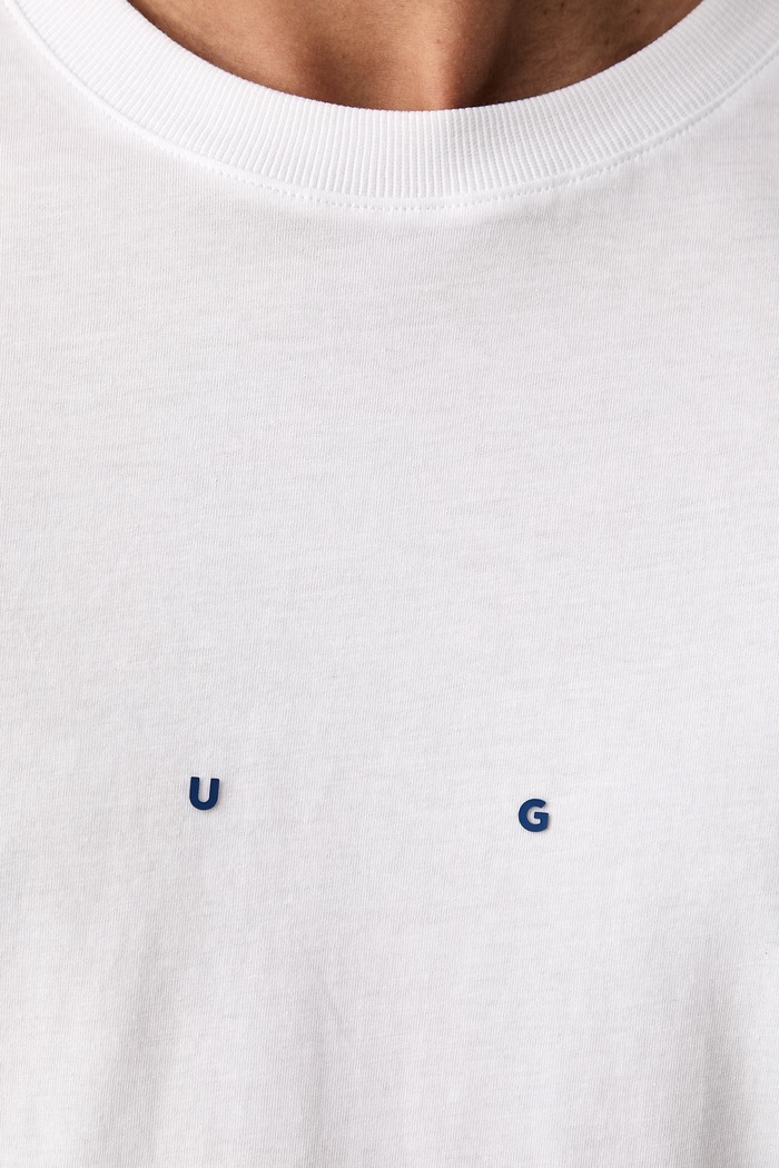 HUGO T-shirt męski bawełniany Dorosi 50566086 biały
