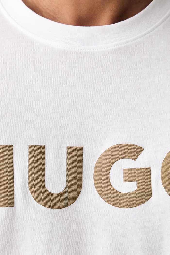 HUGO majica za muškarce od pamuka Dulivio_U263 50564790 bijela