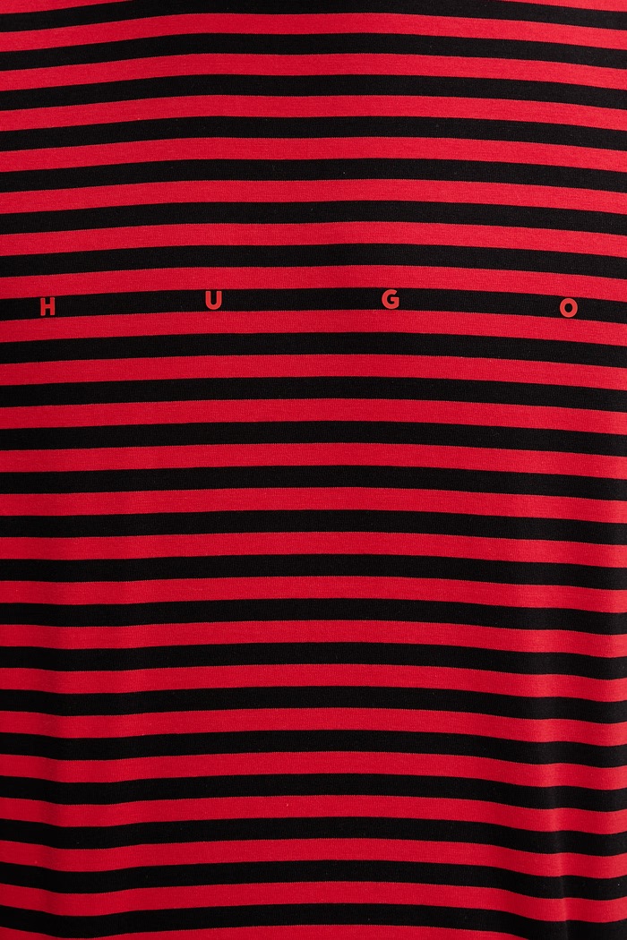 HUGO t-shirt ανδρικό βαμβακερό Demptee 50563797 κόκκινο