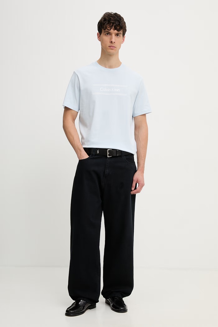 Calvin Klein tricou pentru bărbați, din bumbac LV04LG813G albastru AW26