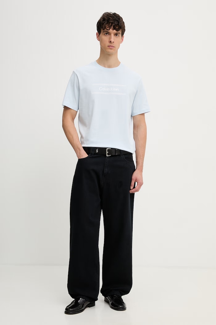 Calvin Klein tricou pentru bărbați, din bumbac LV04LG813G albastru AW26