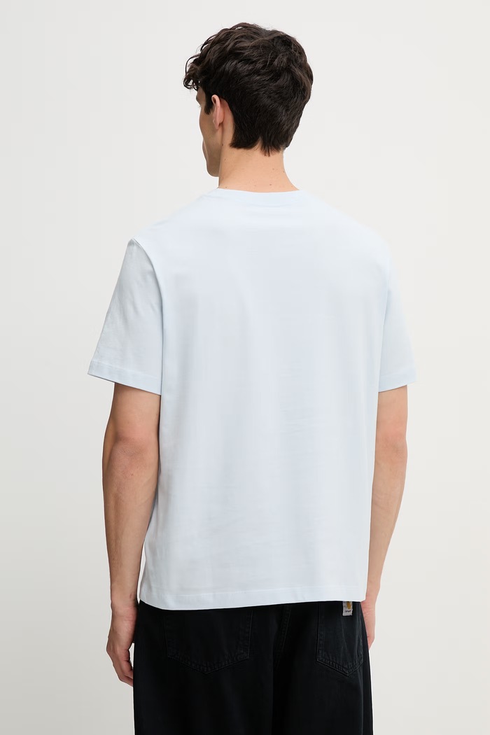 Îmbrăcăminte Calvin Klein tricou pentru bărbați, din bumbac LV04LG813G albastru
