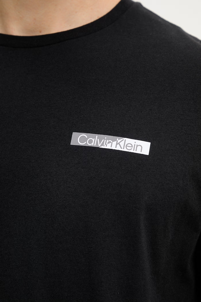 Calvin Klein tričko pánske bavlnené LV04LG810G čierna