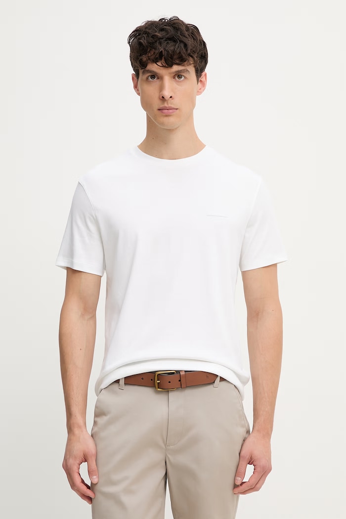 Calvin Klein tričko pánske bavlnené béžová LV04LG222G