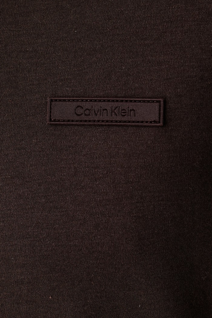 T-shirt męski bawełniany Calvin Klein brązowy LV04LG222G