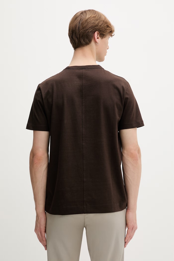 Ruházat Calvin Klein női vászon póló LV04LG206G barna