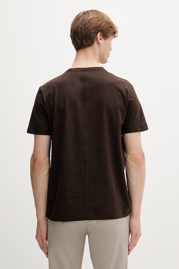 Ruházat Calvin Klein női vászon póló LV04LG206G barna