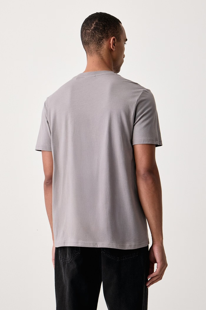 Odzież HUGO Blue T-shirt męski bawełniany Nesptee 50572740 szary
