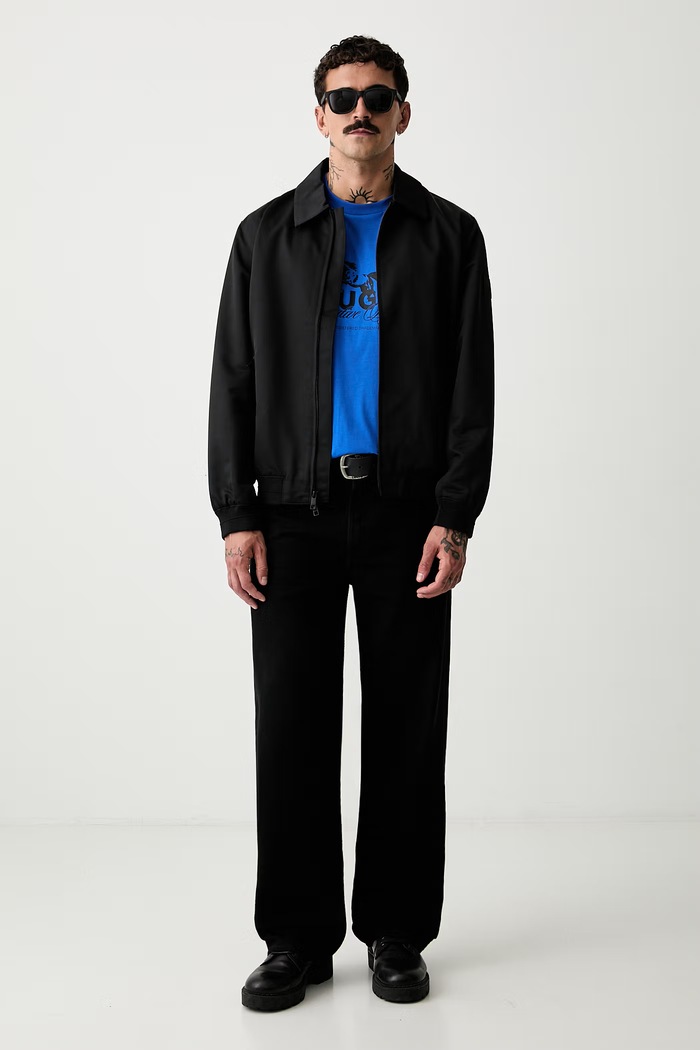 HUGO Blue tričko pánske bavlnené Nurobos 50566027 modrá AW26