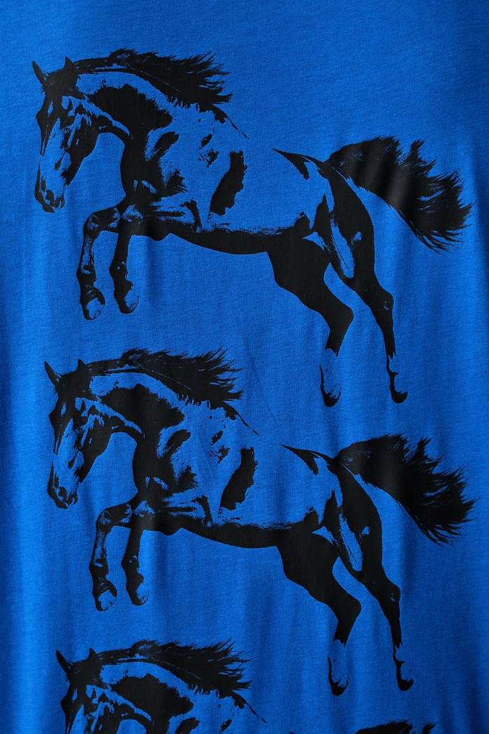 HUGO Blue tričko pánske bavlnené Nurobos 50566027 modrá