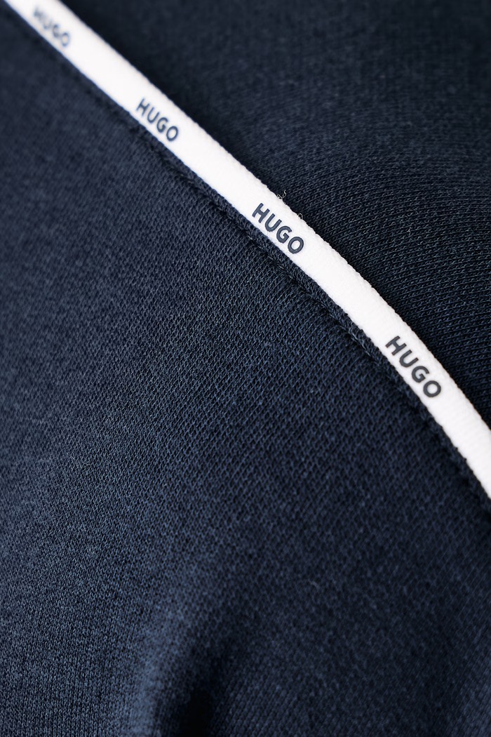 Oversize t-shirt ανδρικό με βαμβάκι NOAH T-SHIRT HUGO σκούρο μπλε 50566159