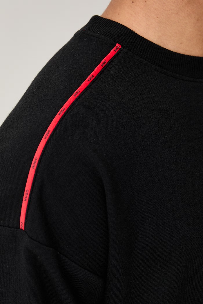HUGO oversize majica kratkih rukava muška pamučna NOAH T-SHIRT 50566159 crna