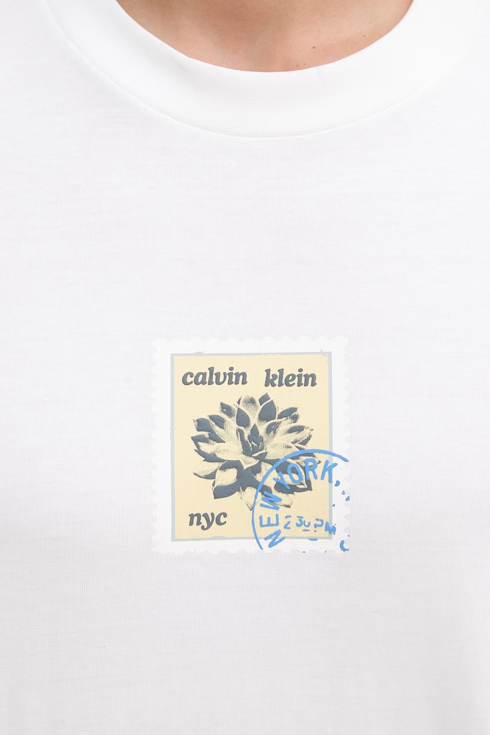 Calvin Klein Jeans tricou pentru bărbați din bumbac LV04RG817G bej