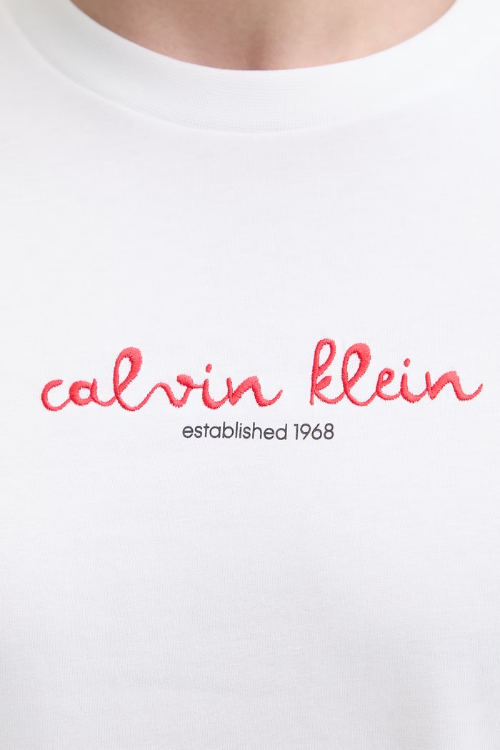 Calvin Klein Jeans T-shirt męski bawełniany LV04RG816G beżowy