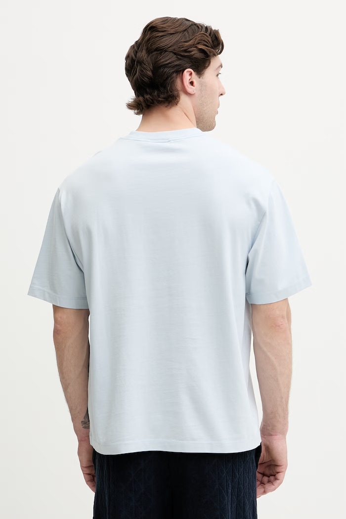 Oblečenie Calvin Klein Jeans tričko pánske bavlnené LV04RG814G modrá