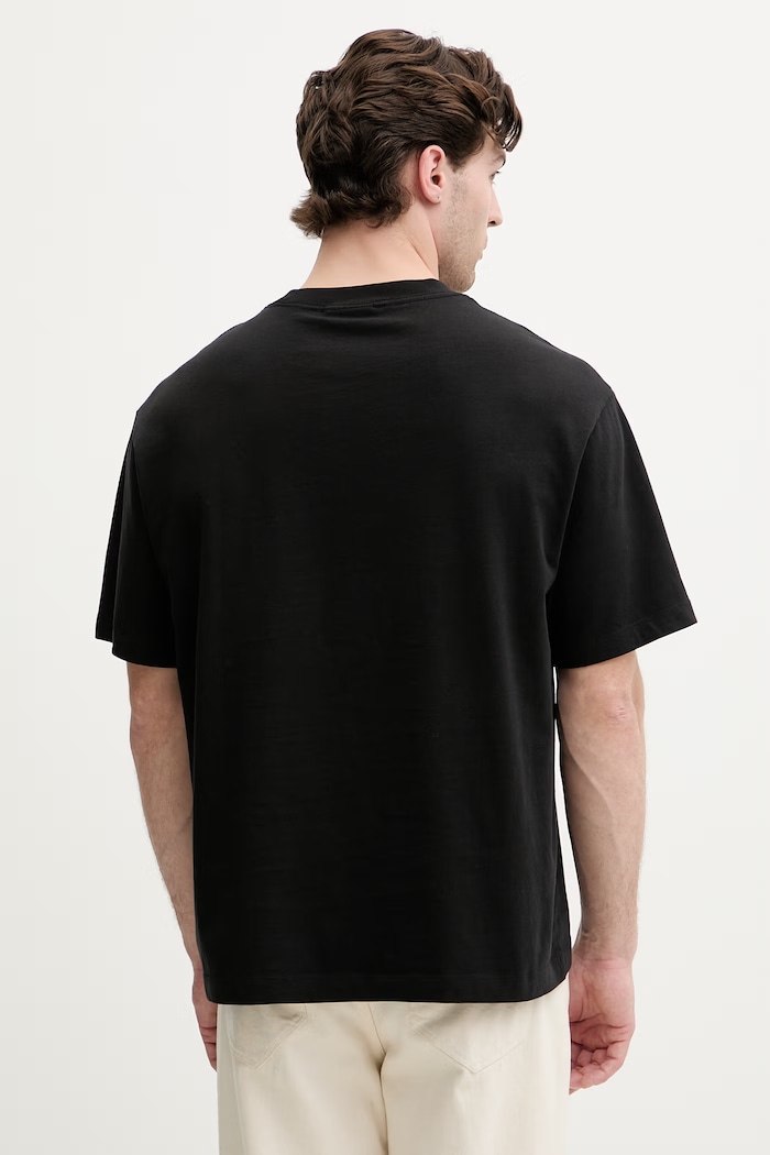 Oblečenie Calvin Klein Jeans tričko pánske bavlnené LV04RG814G čierna