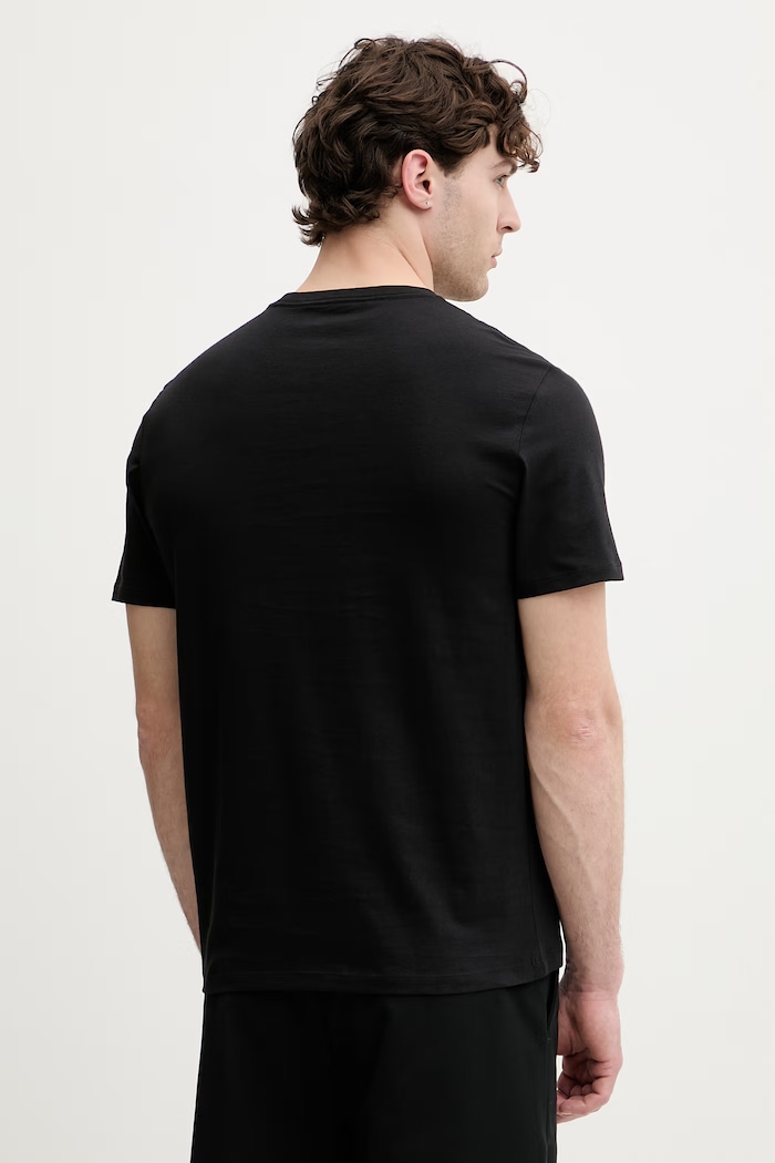 Odzież Calvin Klein Jeans T-shirt męski bawełniany LV04RG800G czarny