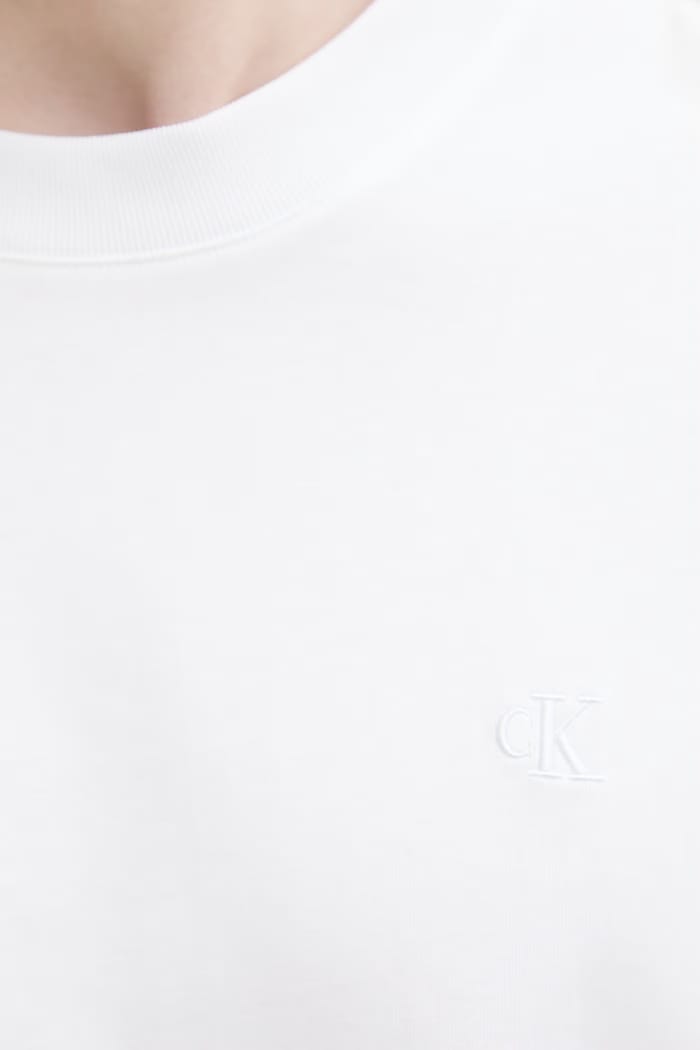 Calvin Klein Jeans tričko pánske bavlnené LV04RAB806 biela