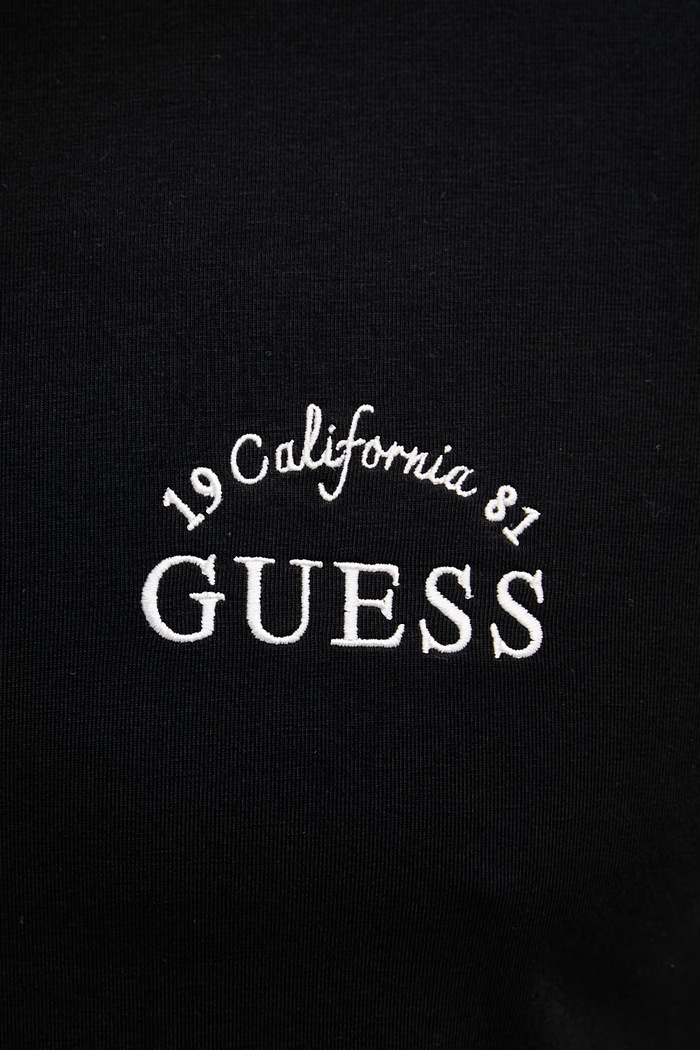 Guess tričko pánske s bavlnou STAN Z6YI24.K5077 čierna