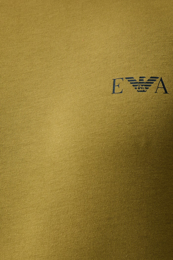 Emporio Armani Underwear T-shirt lounge męski bawełniany z elastanem EM001849.AF25018