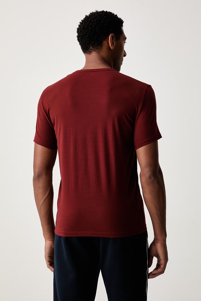 Emporio Armani Underwear T-shirt męski bawełniany z elastanem 2-pack granatowy EM000391.AF25033