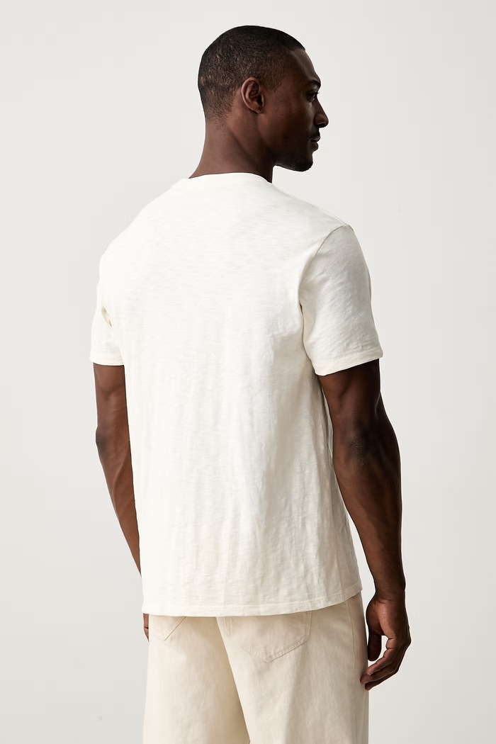 Odzież Guess T-shirt męski bawełniany M6YI59.K4637 beżowy