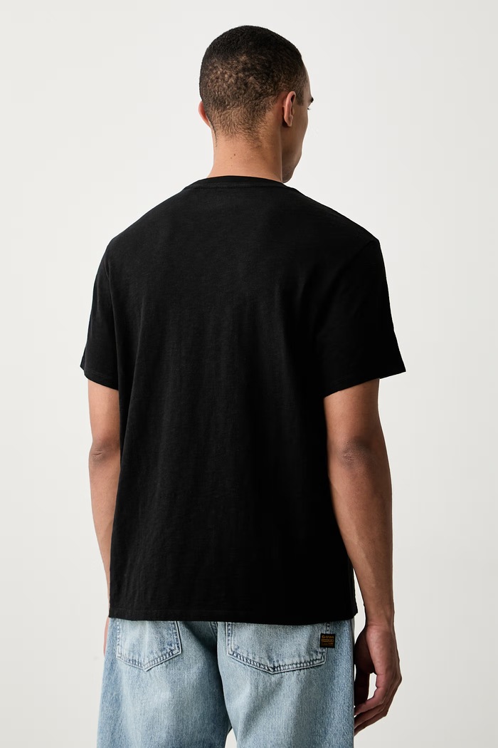 Ρούχα Guess T-shirt ανδρικό βαμβακερό M6YI59.K4637 μαύρο