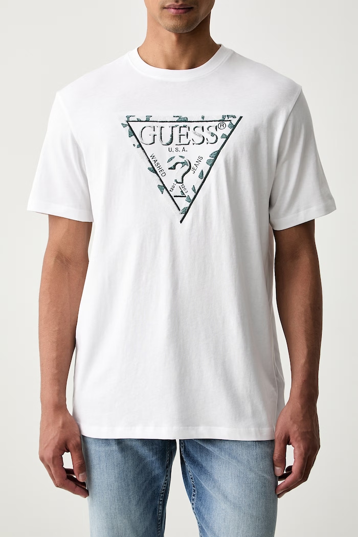 Guess férfi pamut póló fehér M6YI47.K4233