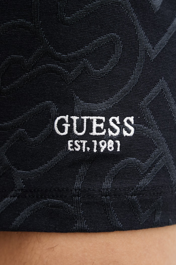 Guess tričko pánske M6YI42.K4228 tmavomodrá