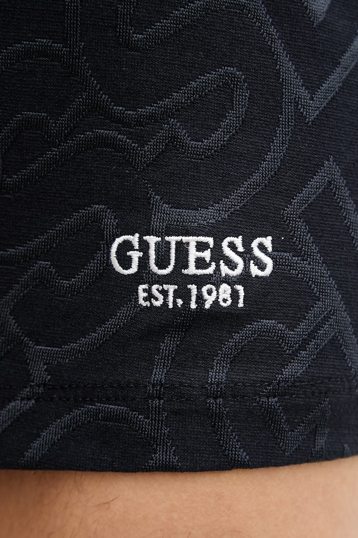 Guess tričko pánske M6YI42.K4228 tmavomodrá
