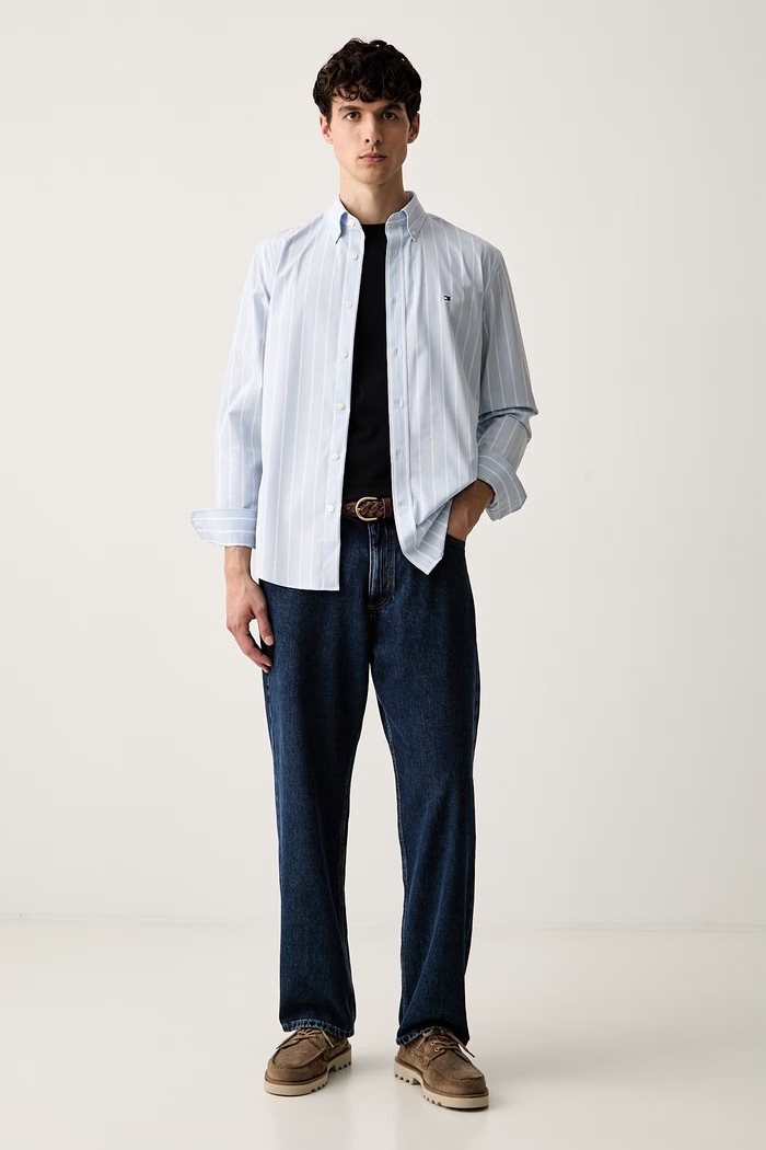 Guess тениска мъжка от памук с еластан M6YI24.K3728 тъмносин AW26