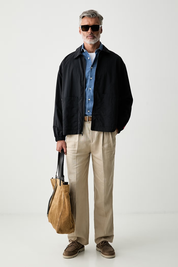 Hackett London T-shirt męski bawełniany HM5000071 biały AW26