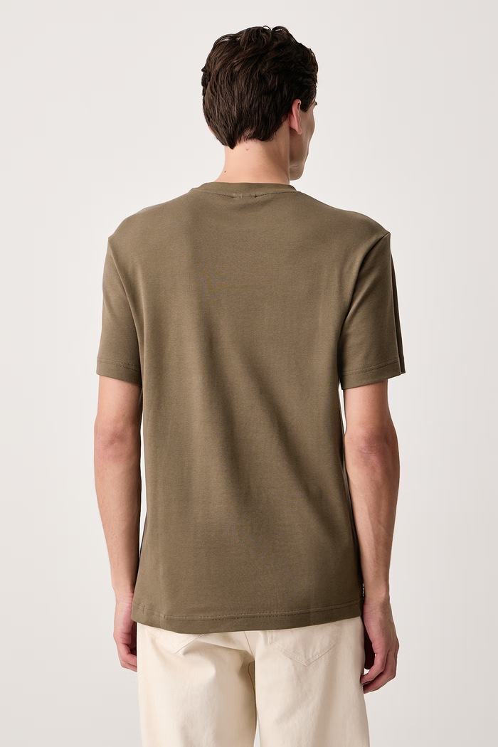 Odzież G-Star T-shirt męski bawełniany True regular D28609.C812 zielony