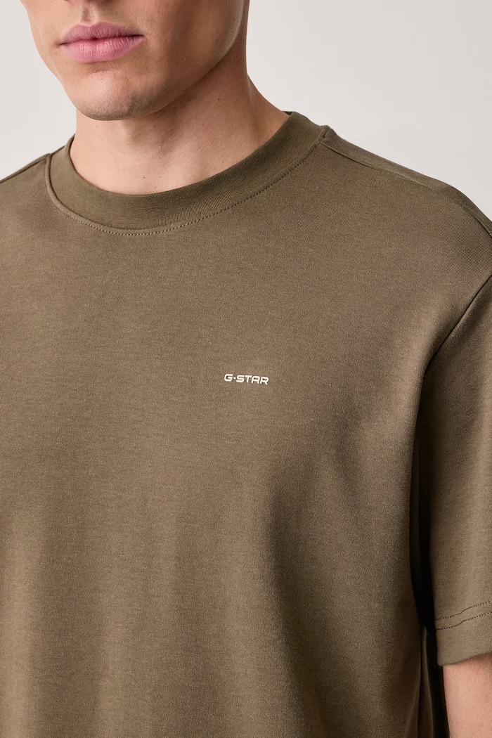 T-shirt męski bawełniany True regular G-Star D28609.C812 zielony