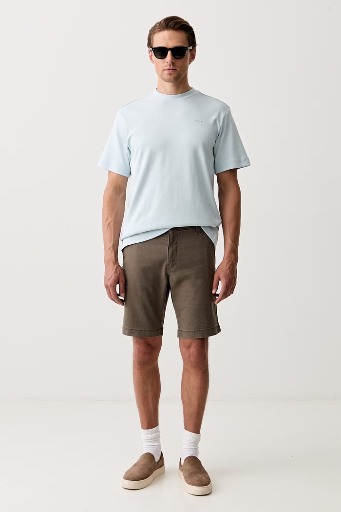 G-Star t-shirt férfi pamut True regular D28609.C812 kék AW26