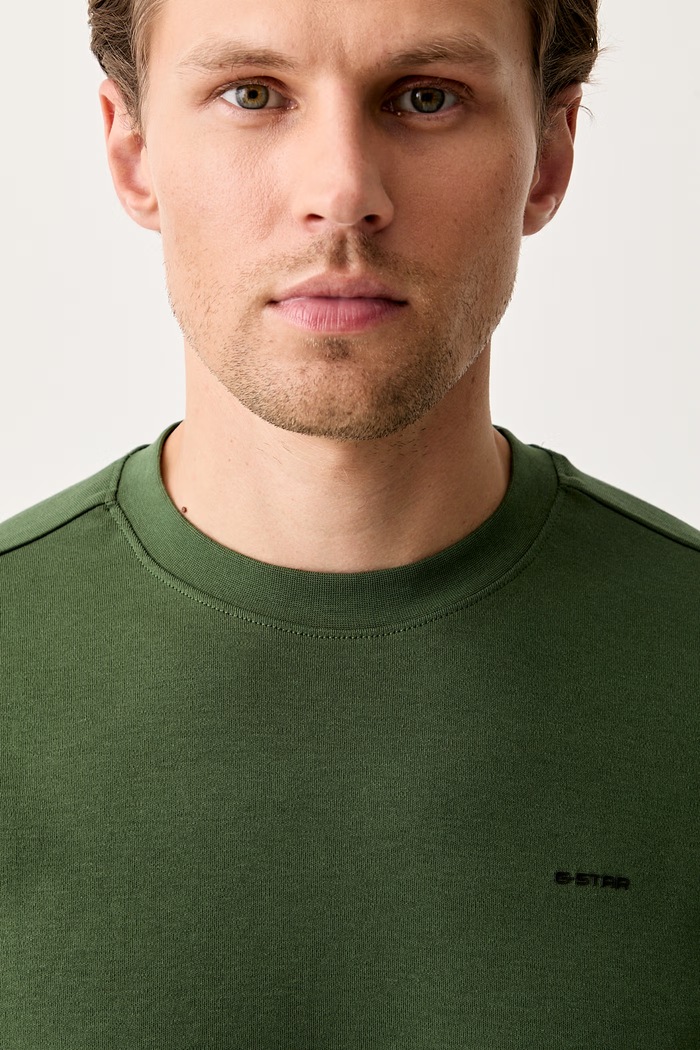 G-Star t-shirt férfi pamut True regular zöld D28609.C812