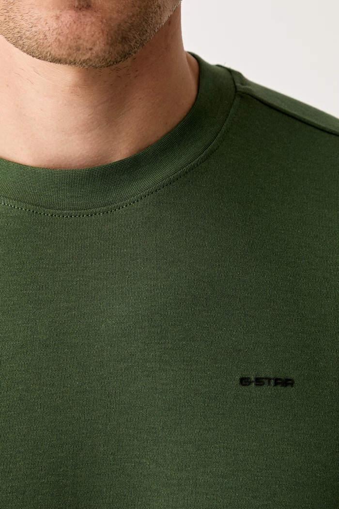 G-Star t-shirt férfi pamut True regular D28609.C812 zöld