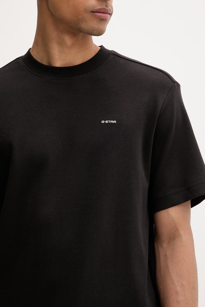 G-Star t-shirt ανδρικό βαμβακερό True regular D28609.C812 μαύρο