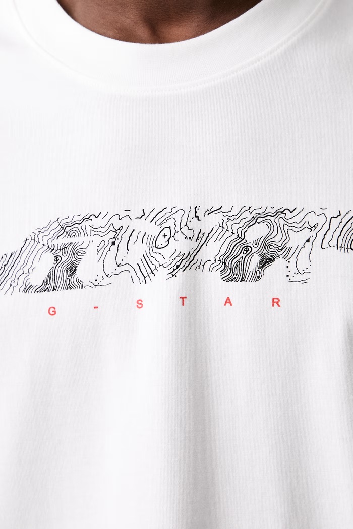 G-Star αμάνικο μπλουζάκι ανδρικό βαμβακερό Loose gr D29347.E385 λευκό