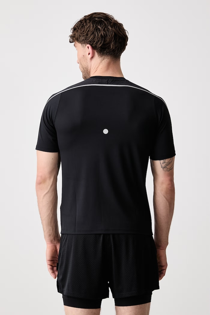 Odzież Asics T-shirt treningowy męski ROAD LITE-SHOW SS TOP 2011D617.001 czarny