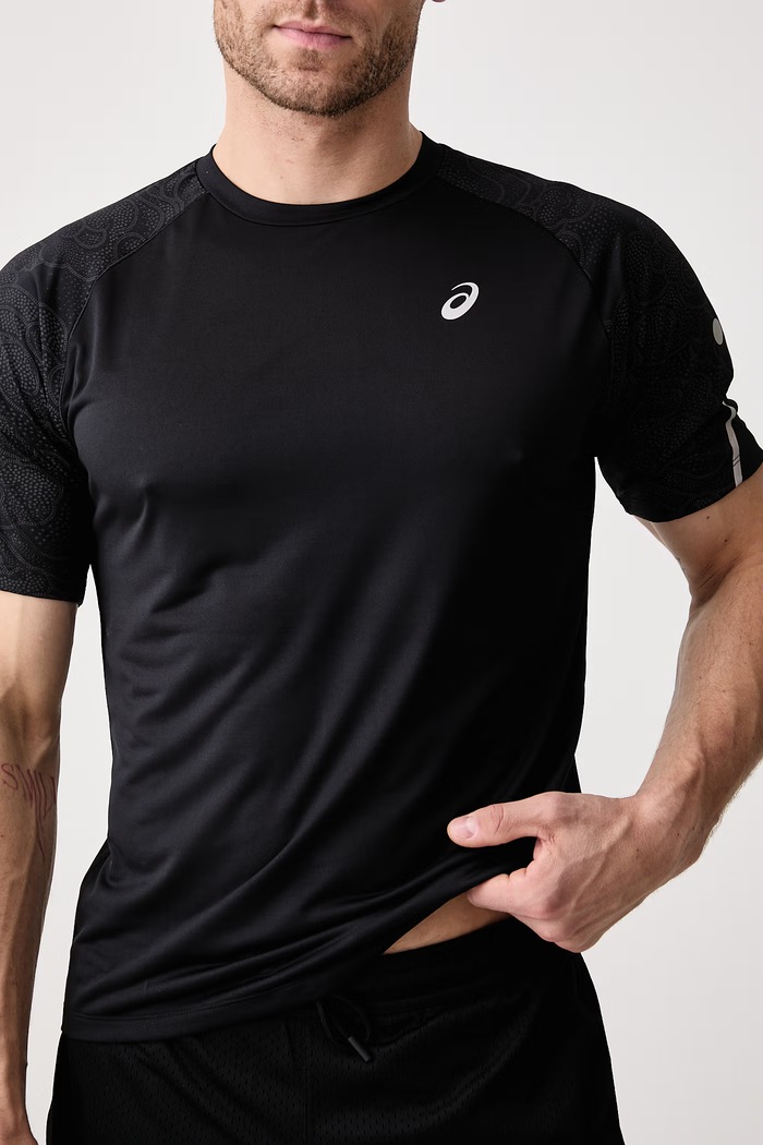 T-shirt treningowy męski ROAD LITE-SHOW SS TOP Asics 2011D617.001 czarny